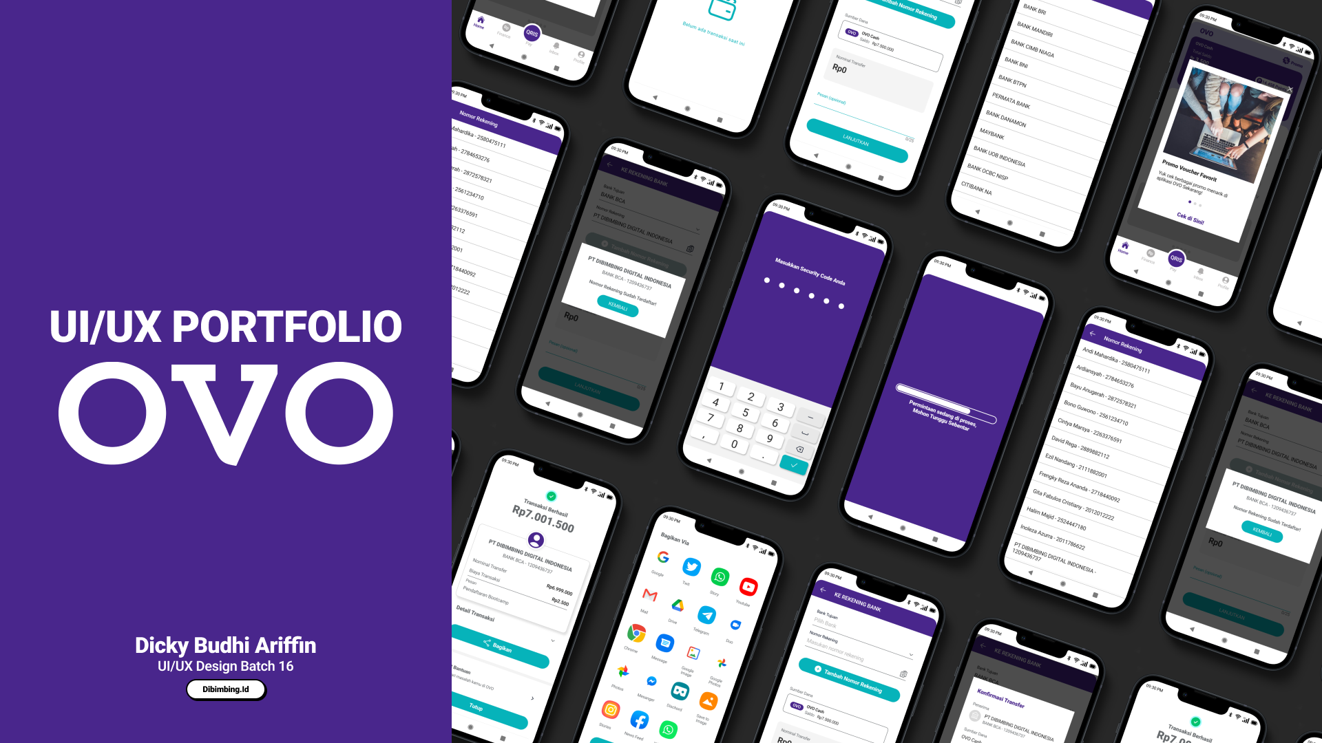 Improvement OVO Apps: Fitur Tambah Nomor Rekening dan Share Bukti ...